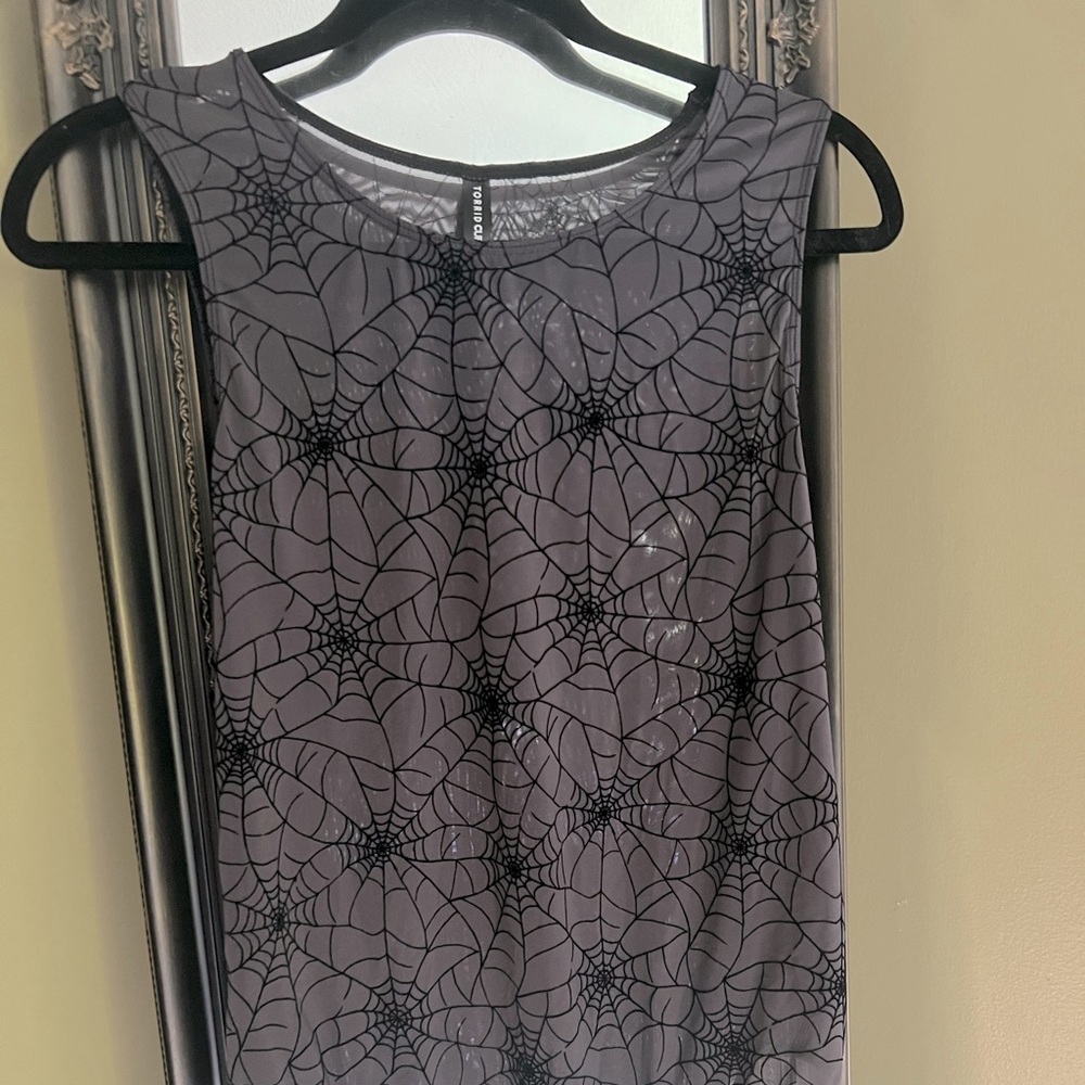 Torrid spiderweb bodysuit